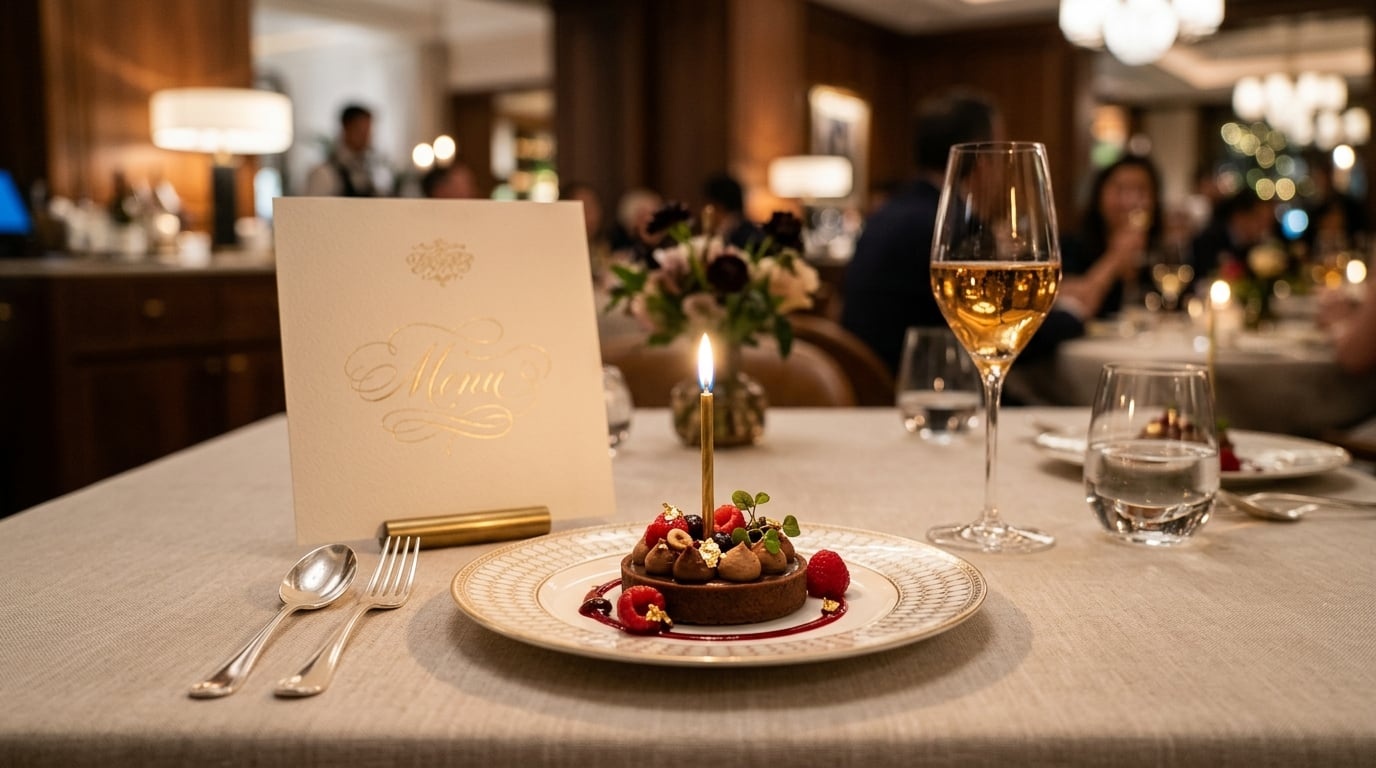 How to Create a Personalised Birthday Menu for a Restaurant Celebration
